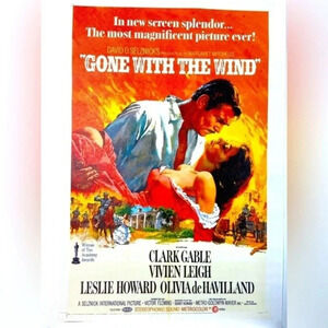 Gone with the Wind - Canvas Poster  - 13”x 19” 🔥💨